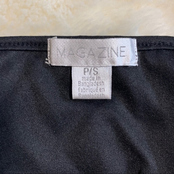 3/$30 Magazine black lace romper - Picture 8 of 8